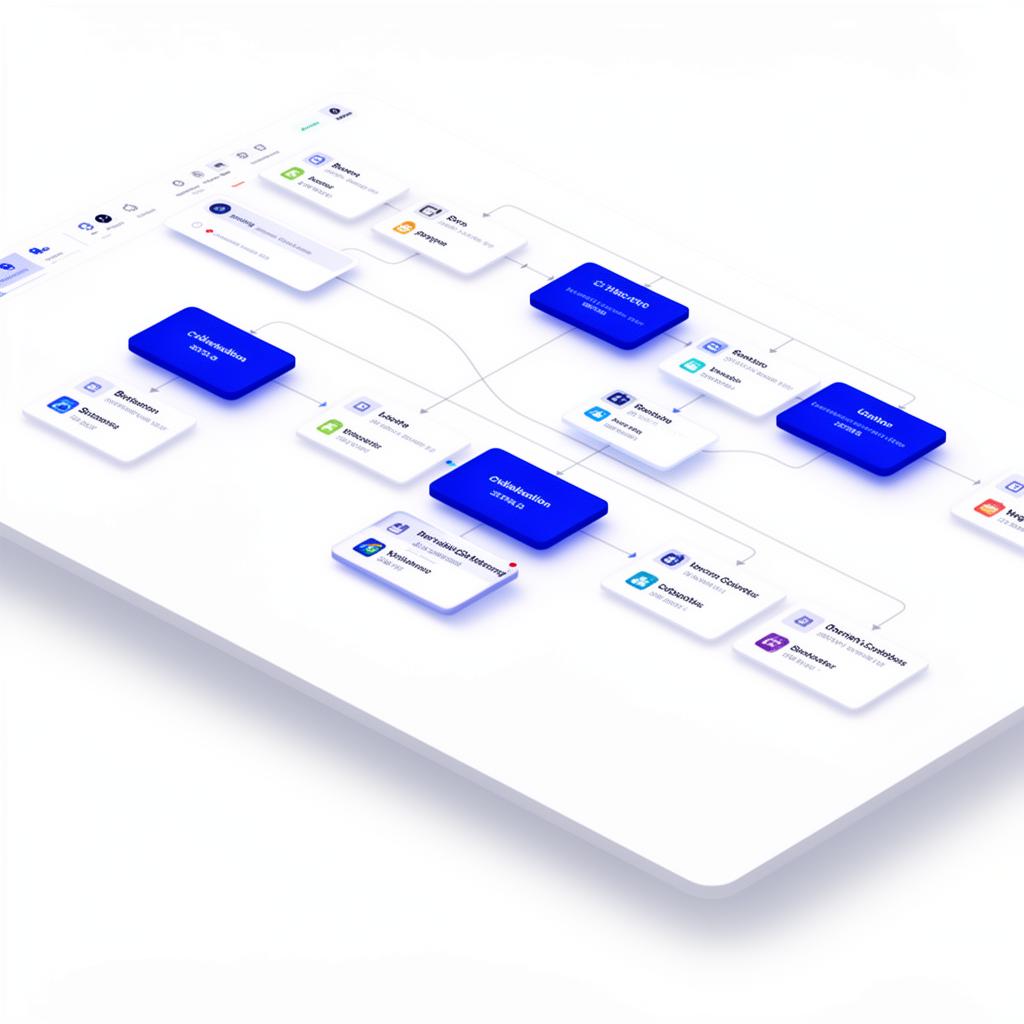 Visual workflow builder